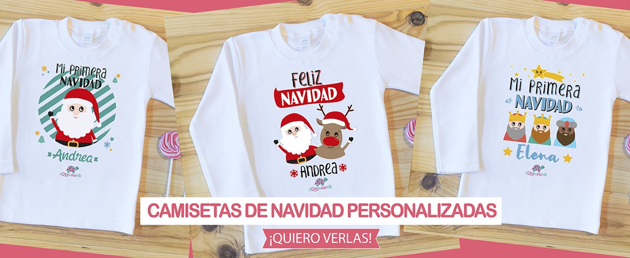 Camisetas de Navidad Personalizadas